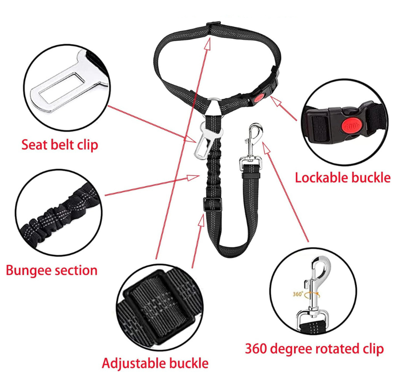RideBuddy™ - 2-in-1 Car Safety Restraint Belt