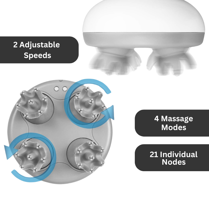 SootheLux™ - Light Therapy Scalp Massager