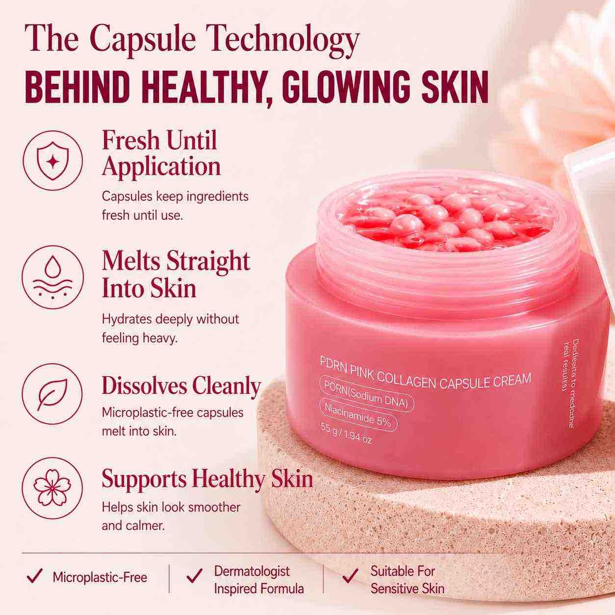 Koaluxe™ PDRN Collagen Capsule Cream
