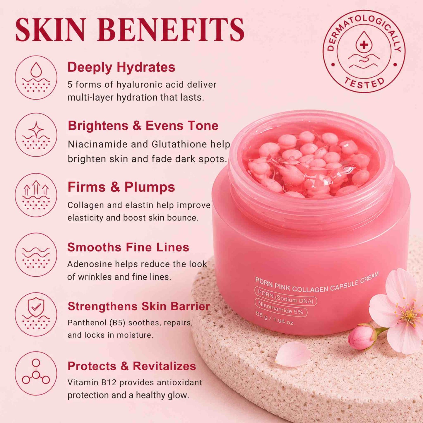 Koaluxe™ PDRN Collagen Capsule Cream